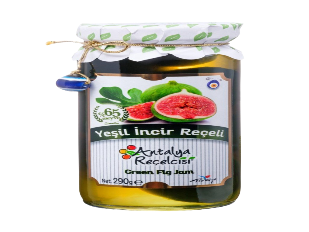 Buy Green Fig Jam, Whole, 380g-10.23oz - Grand Bazaar Istanbul